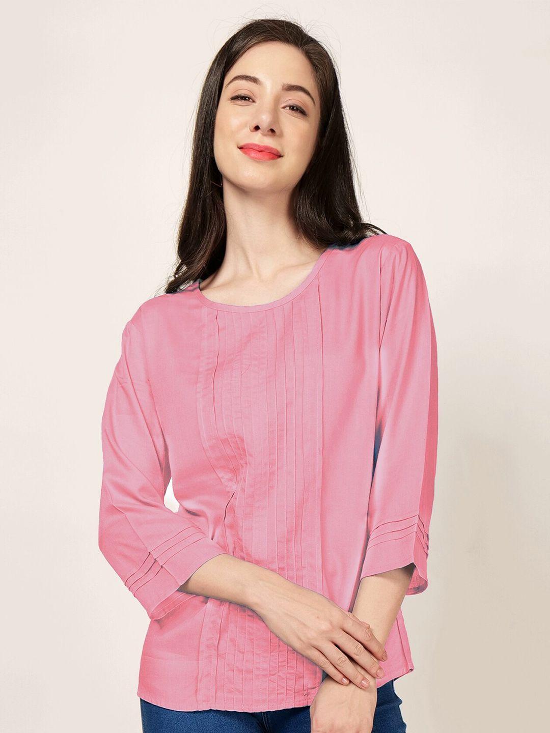 patrorna pink striped top