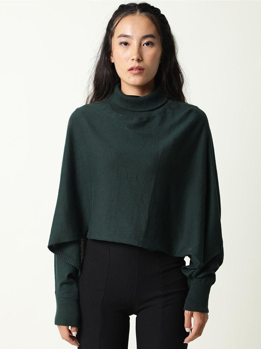 rareism women green poncho