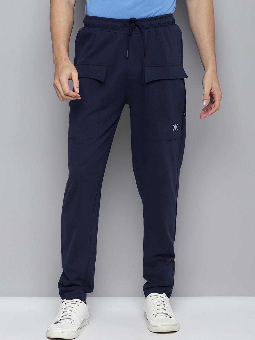 kook n keech men mid rise regular fit cotton track pants