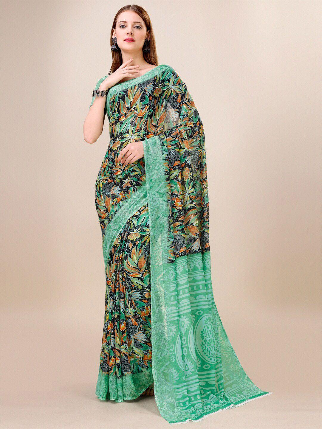 dori floral printed pure georgette saree