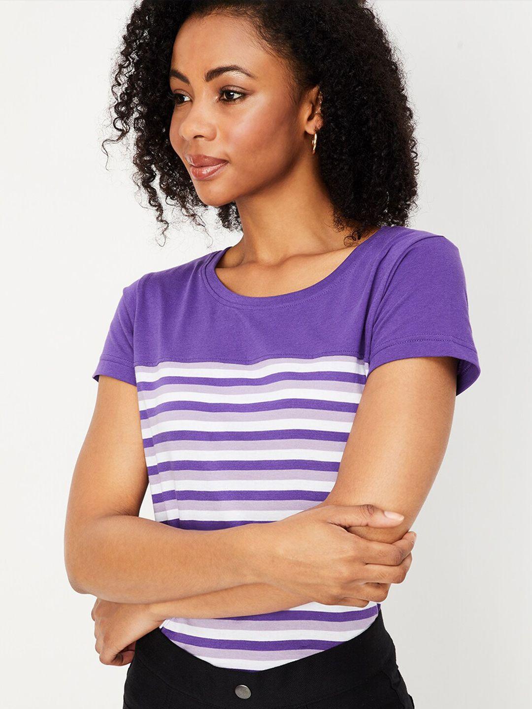 max striped pure cotton t-shirt