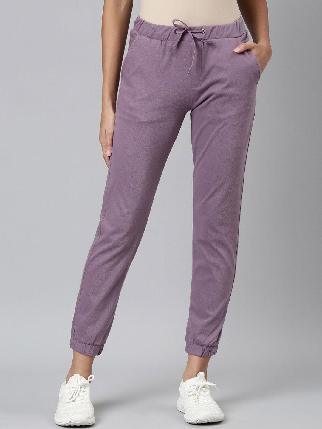 go colors women mid-rise joggers