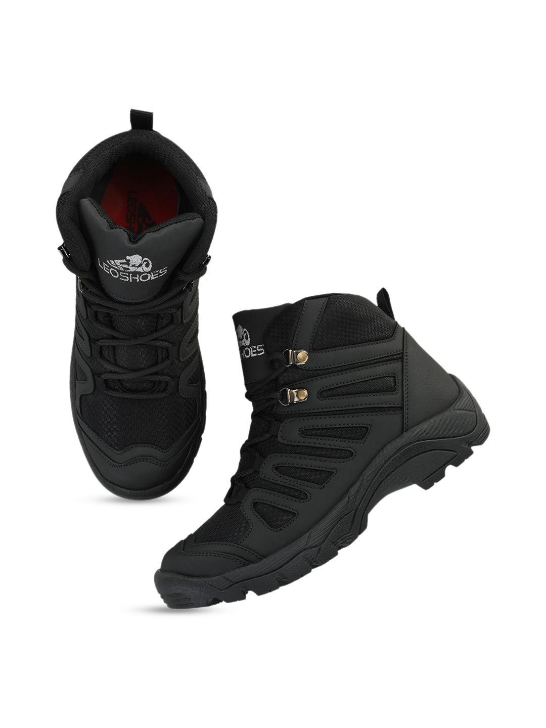 leo's fitness shoes men heeled hiking boots