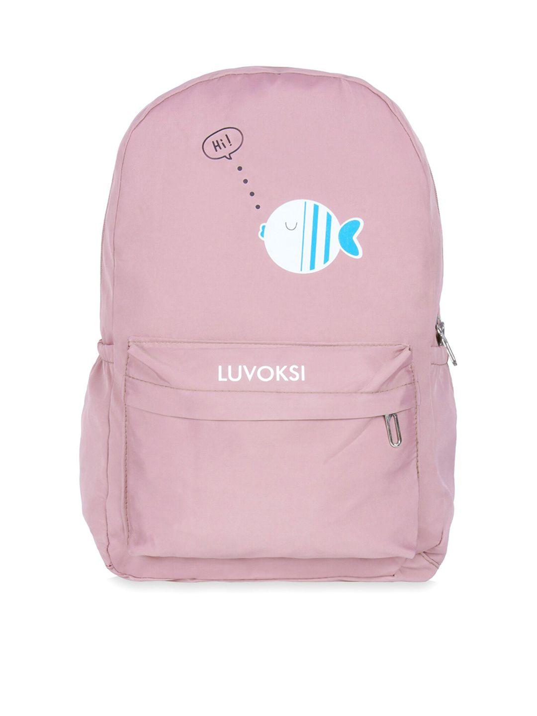 luvoksi women graphic printed water resistant backpack