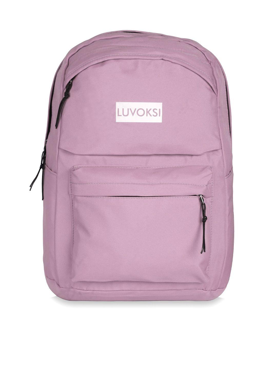 luvoksi women brand logo water resistant backpack