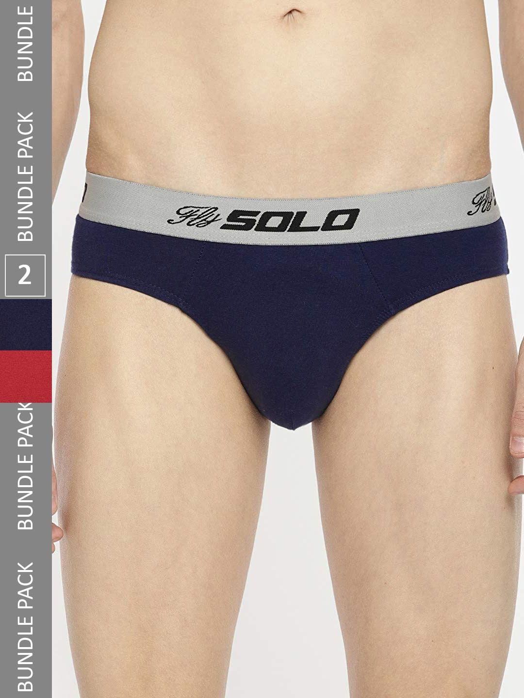 solo men anti bacterial pack of 2 basic briefs vigour-2-nr-75