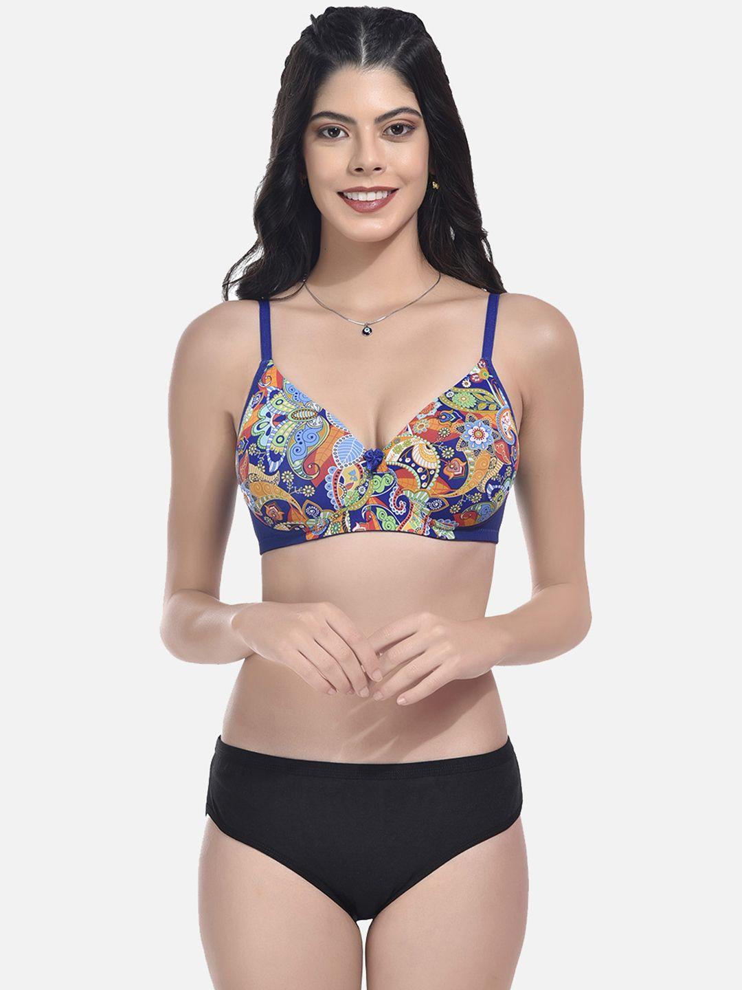 styfun mid-rise lingerie set ls_slk-e_set_blue_b