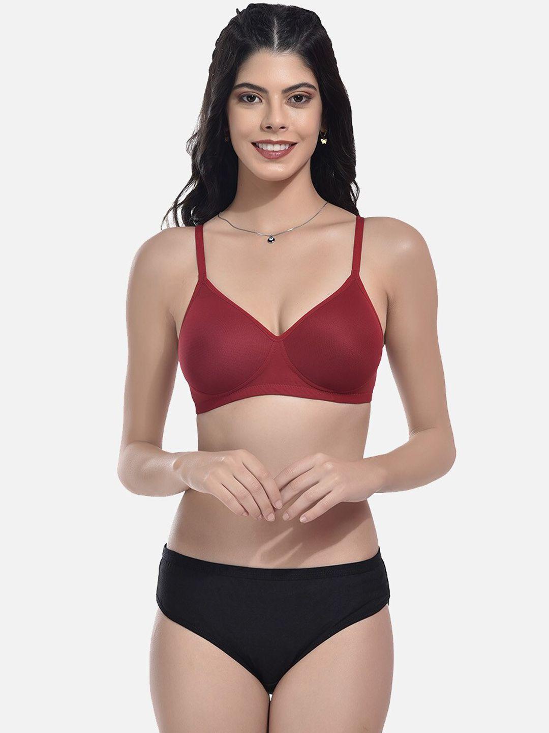 styfun mid-rise lingerie set ls_slk-k_set_red_b