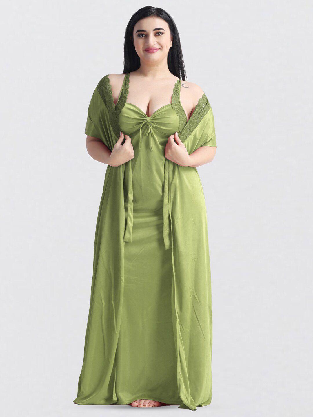 night keys lime green maxi nightdress