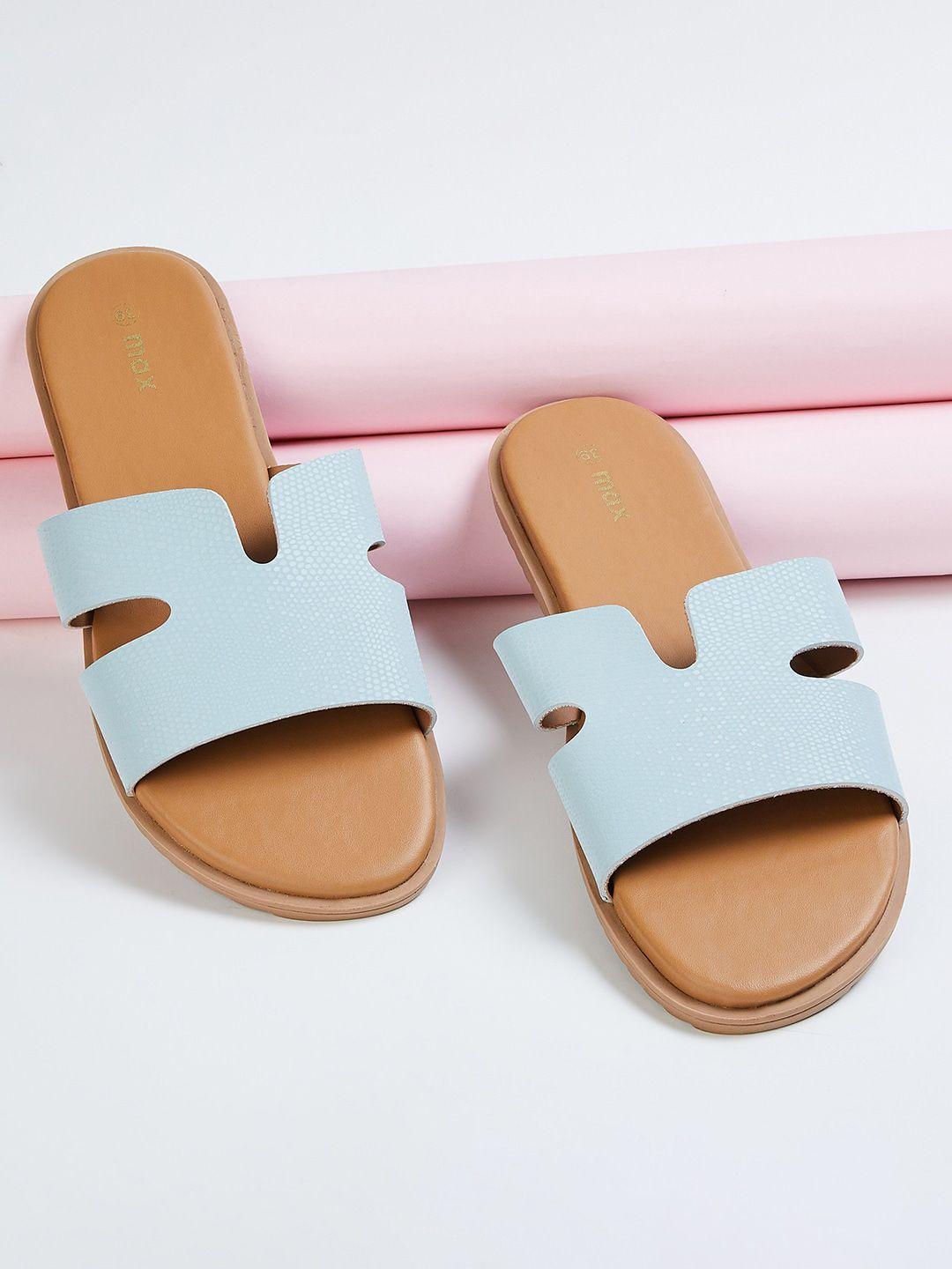 max cut out detail open toe flats