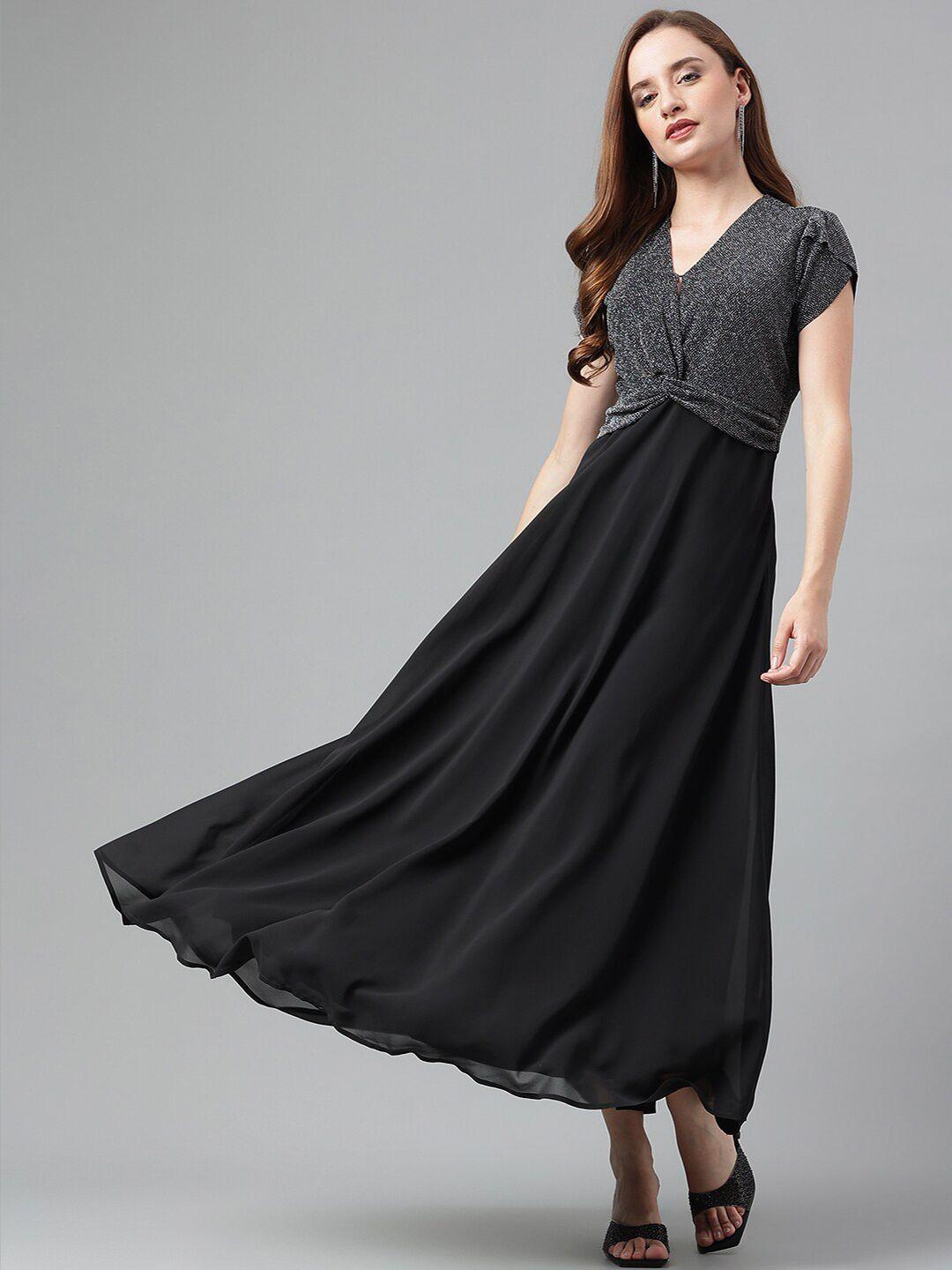 latin quarters black maxi dress