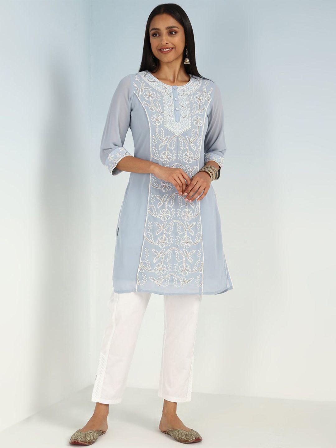 lakshita printed straight kurti