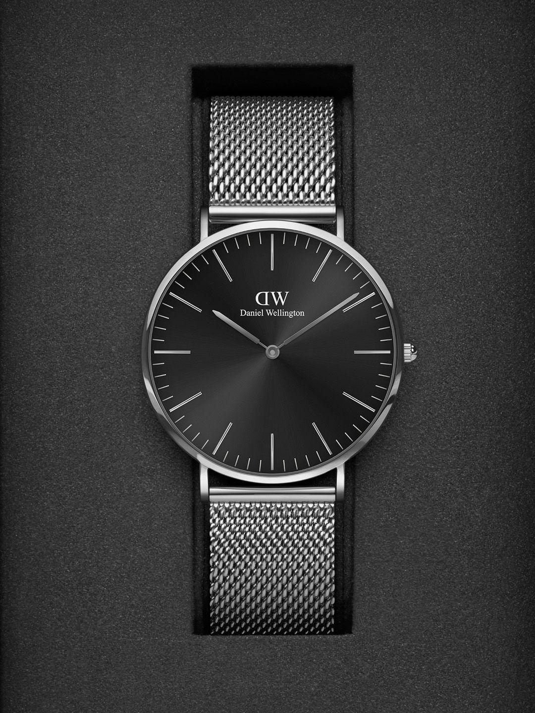 daniel wellington classic sterling 40mm black dial men watch - dw00100629