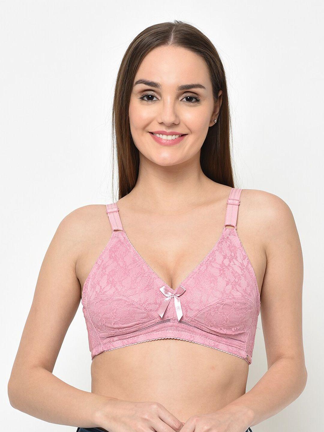 curvy love cut & sew non wired non padded full coverage lace all day comfort everyday bra