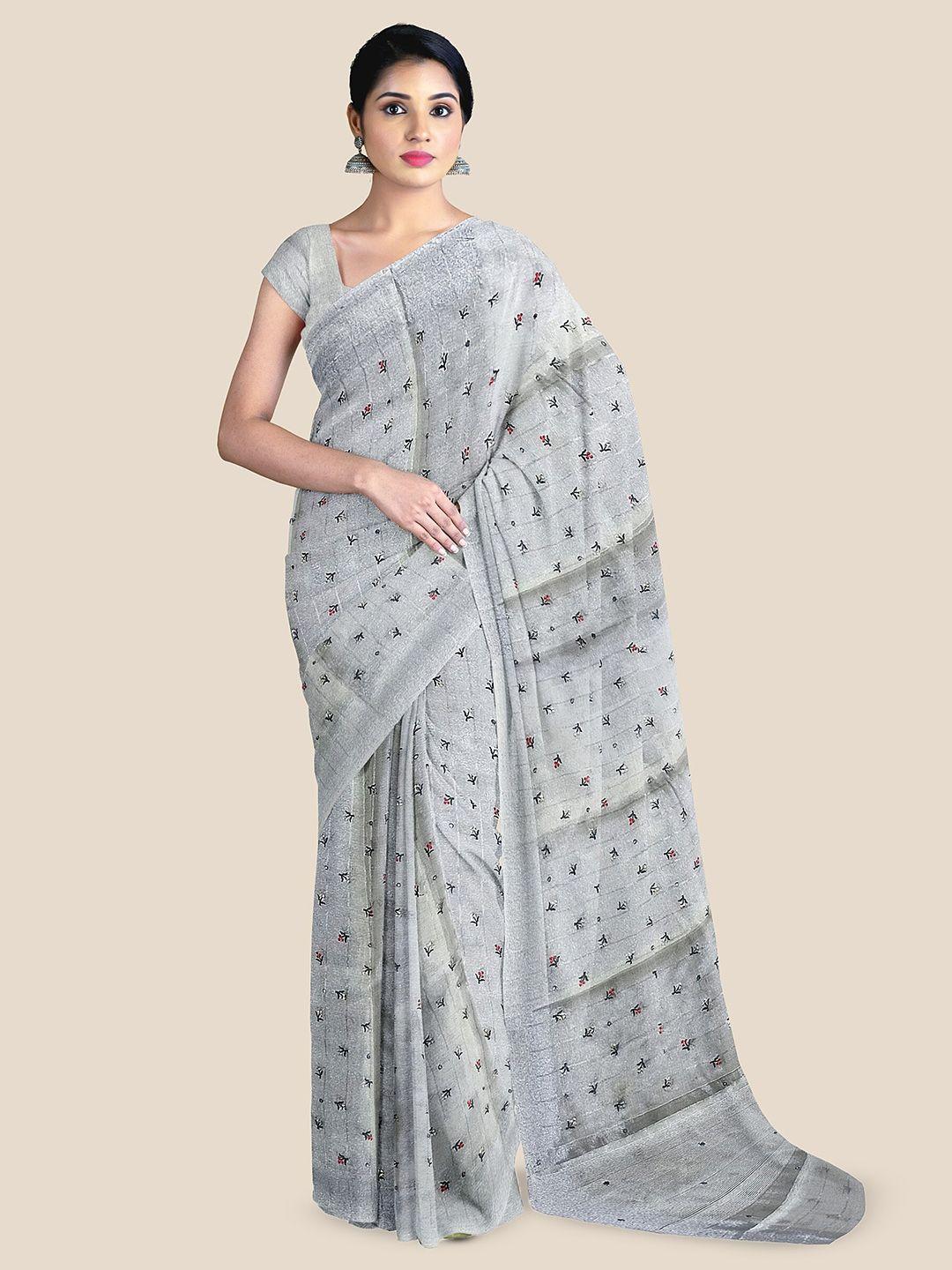 the chennai silks embellished embroidered tissue banarasi saree