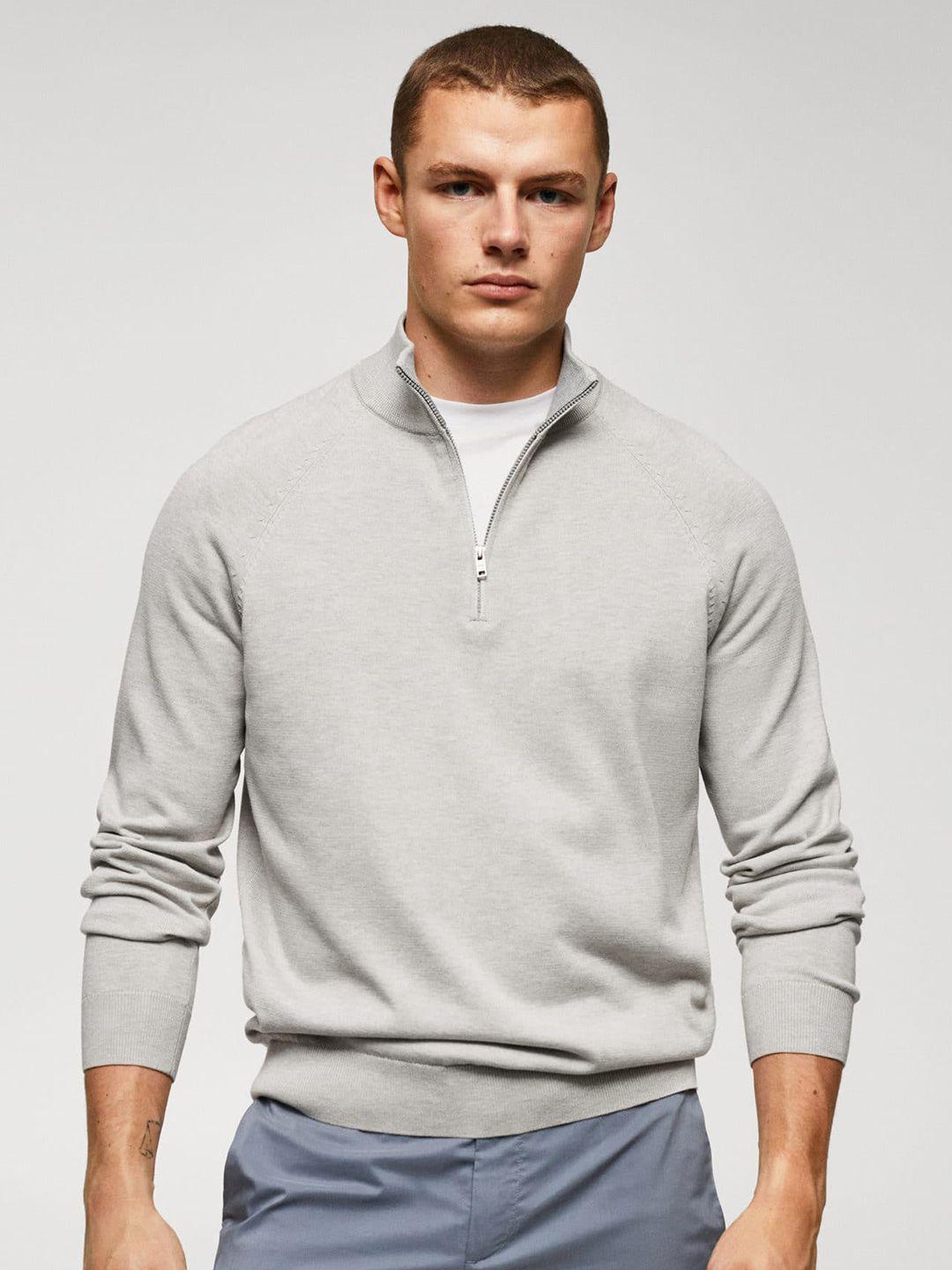 mango man half-zipper pullover