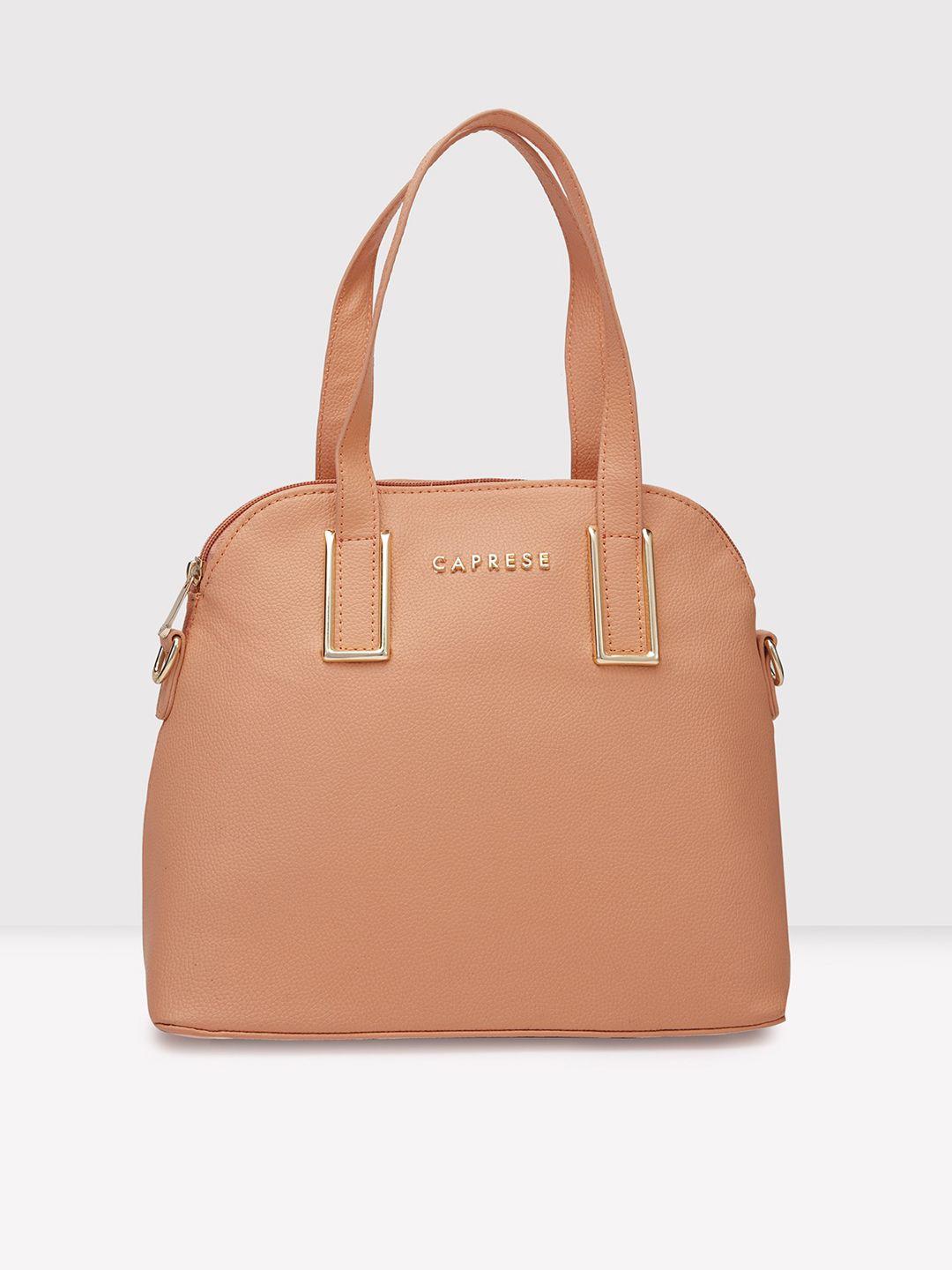 caprese textured satchel bag