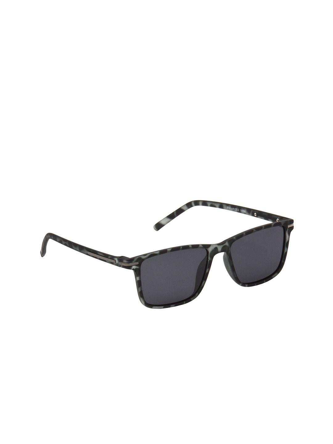 hrinkar unisex rectangle sunglasses with polarised and uv protected lens