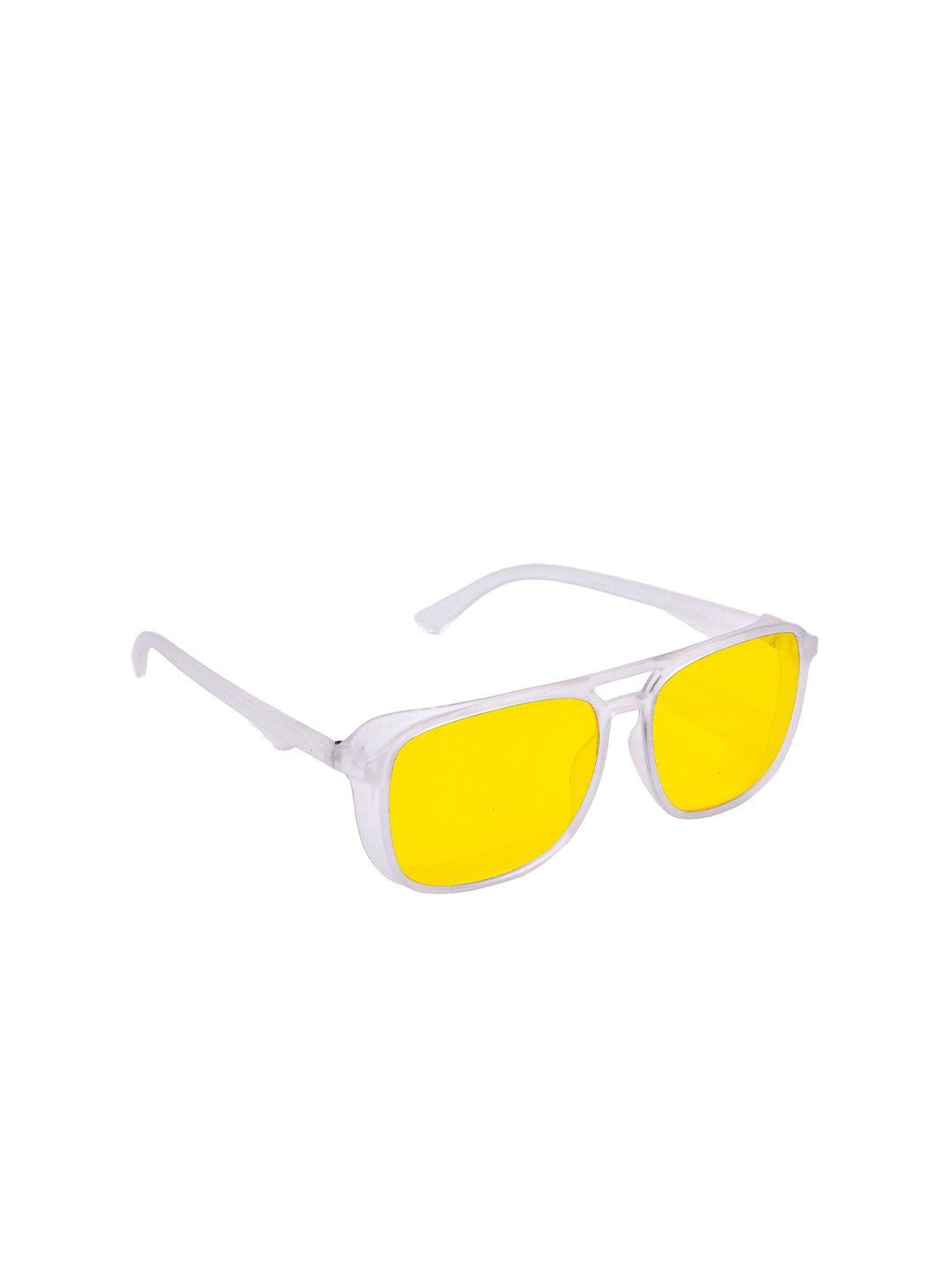 hrinkar unisex rectangle sunglasses with uv protected lens