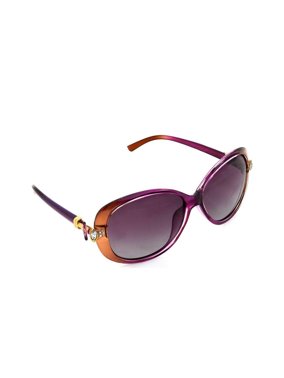 hrinkar women square sunglasses with polarised and uv protected lens