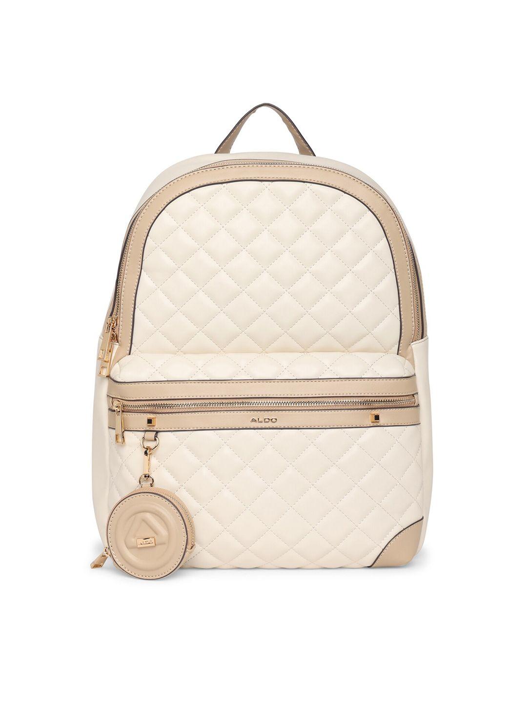 aldo textured medium backpack with quilted