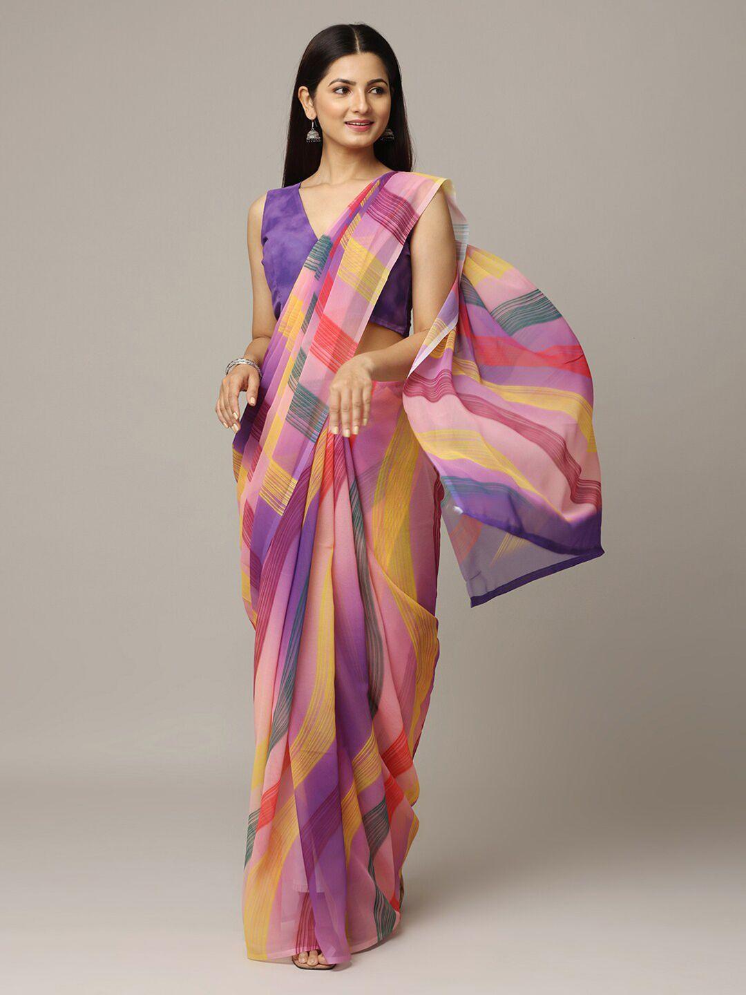 vastranand georgette leheriya saree