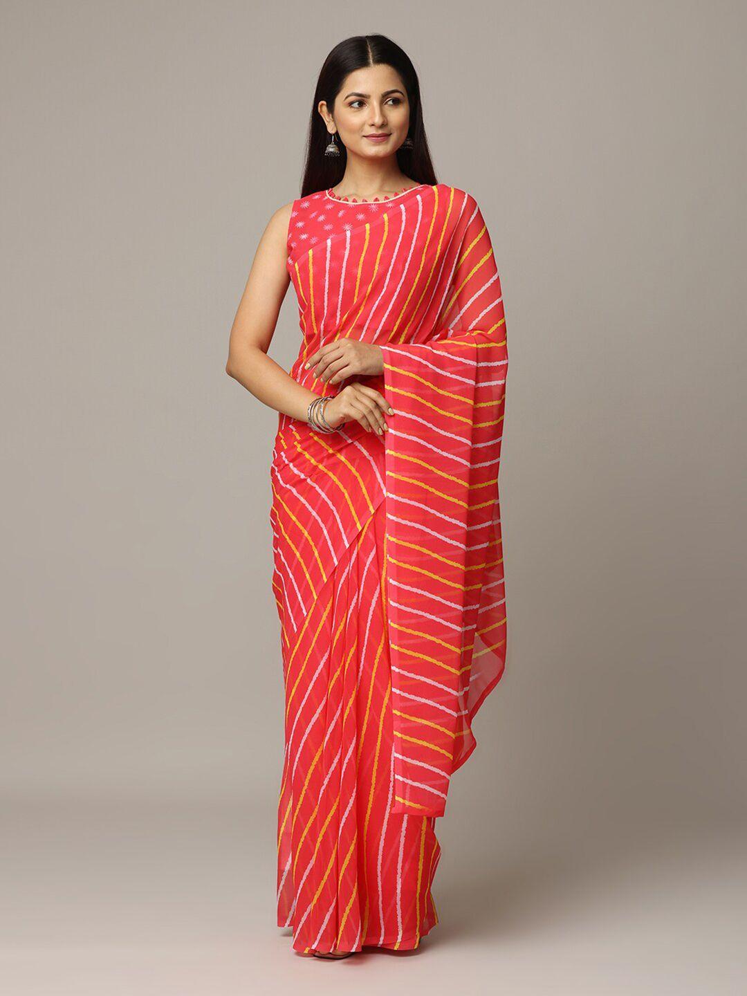 vastranand georgette leheriya saree