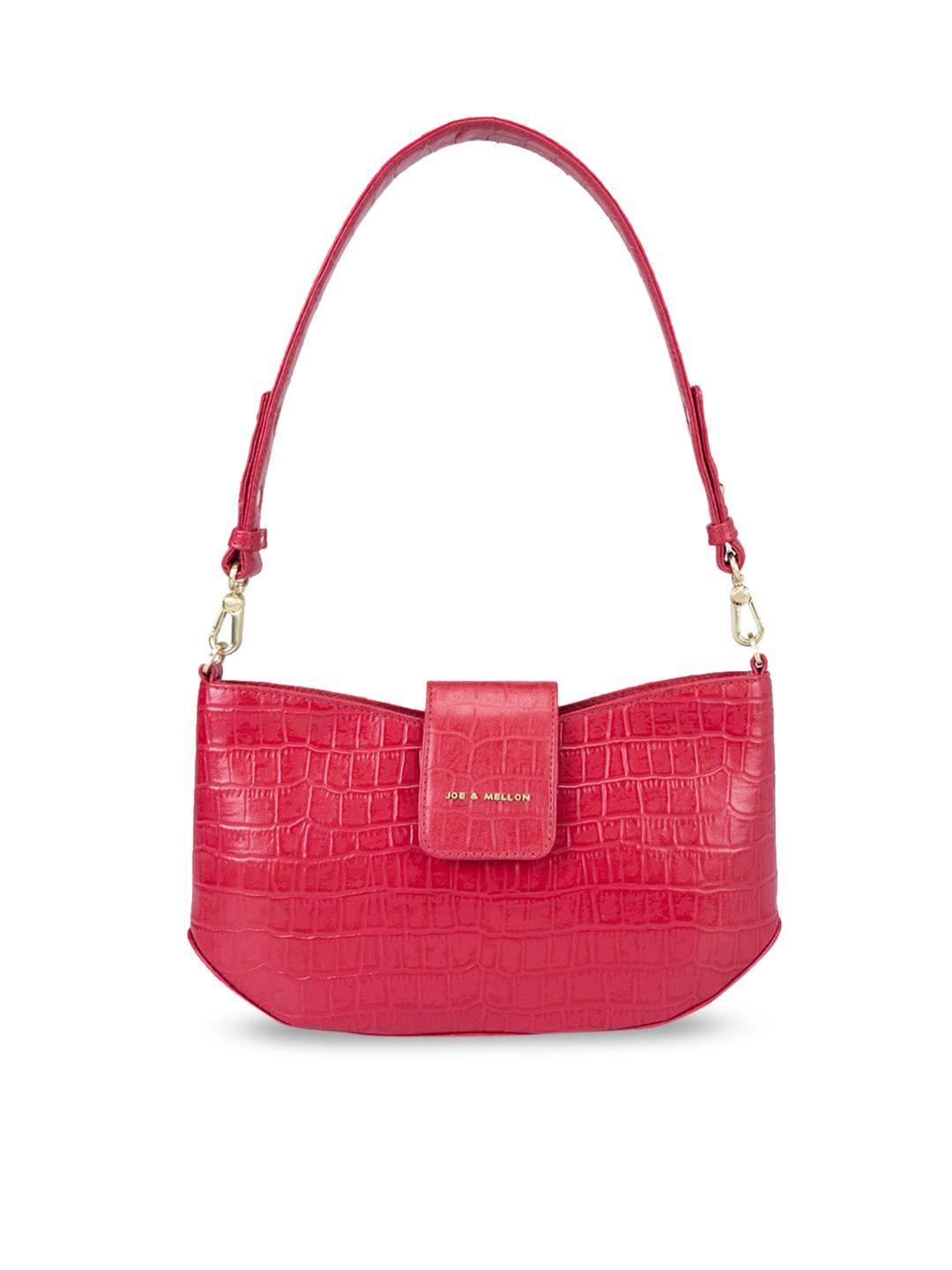 joe & mellon textured leather structured shoulder bag