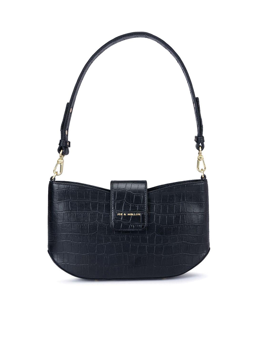 joe & mellon textured leather structured handheld bag