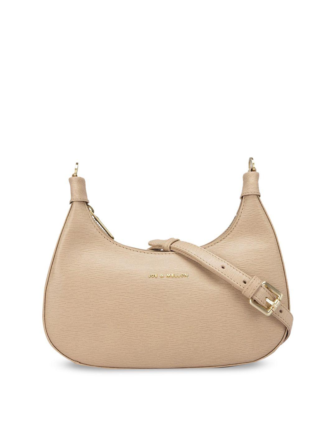 joe & mellon leather half moon hobo bag