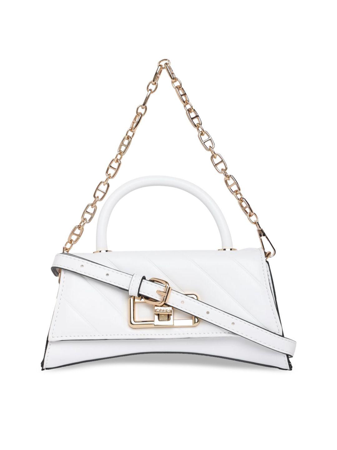 aldo textured structured satchel bag