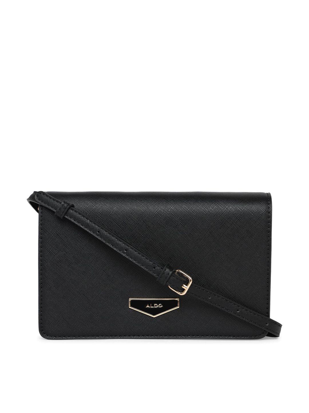 aldo textured swagger sling bag with quilted