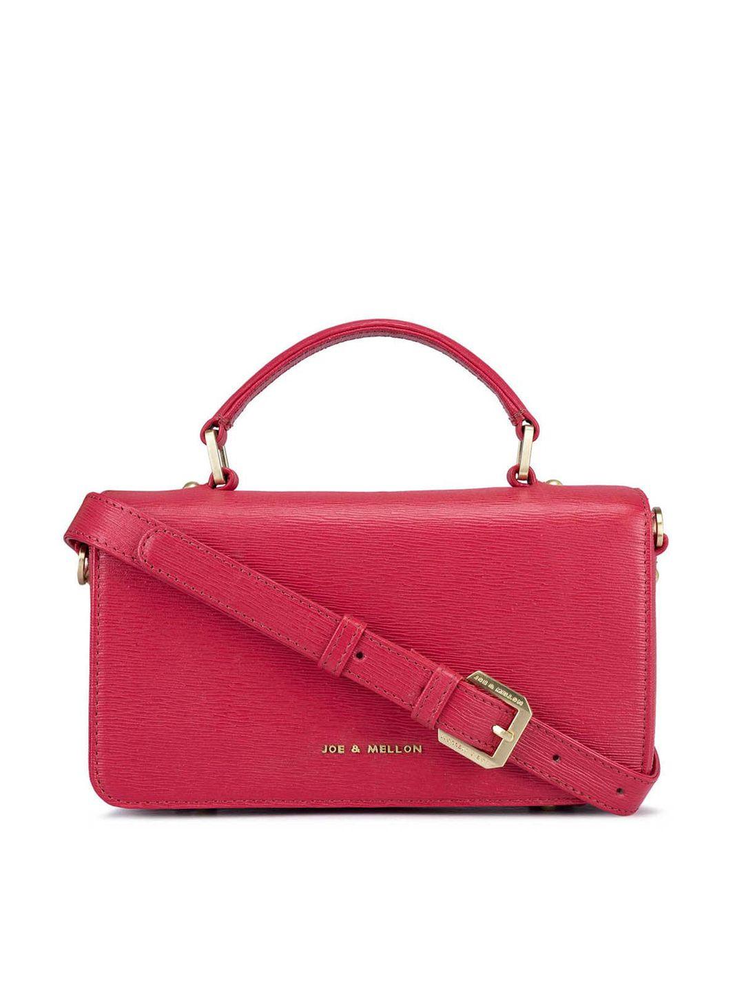 joe & mellon structured leather satchel