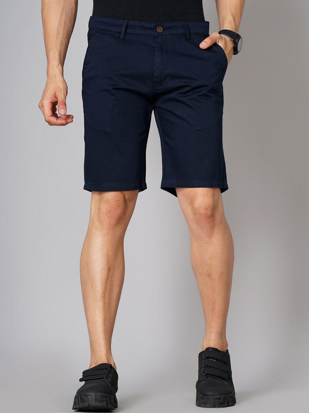 paul street men mid rise cotton shorts