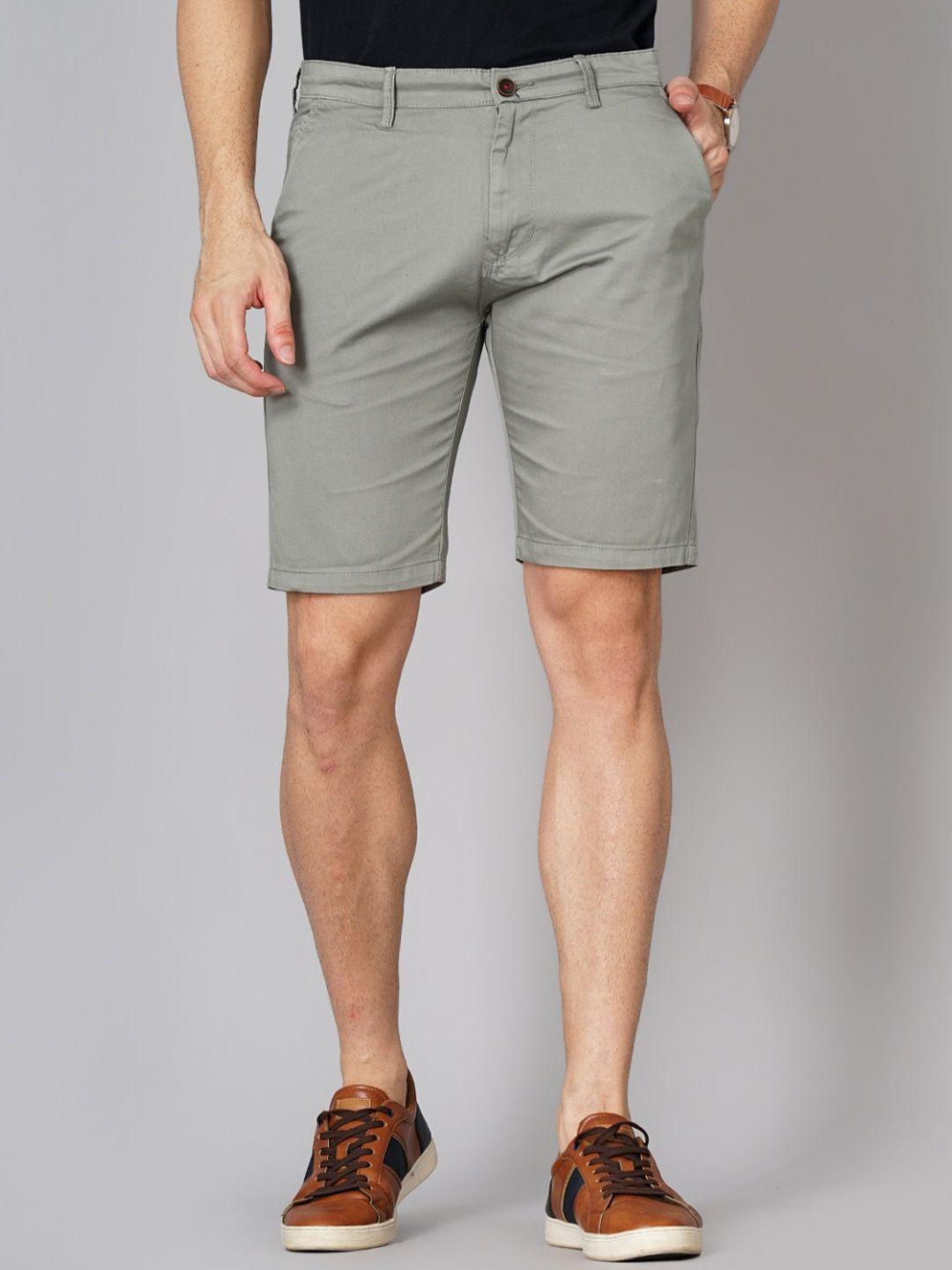 paul street men mid rise cotton shorts