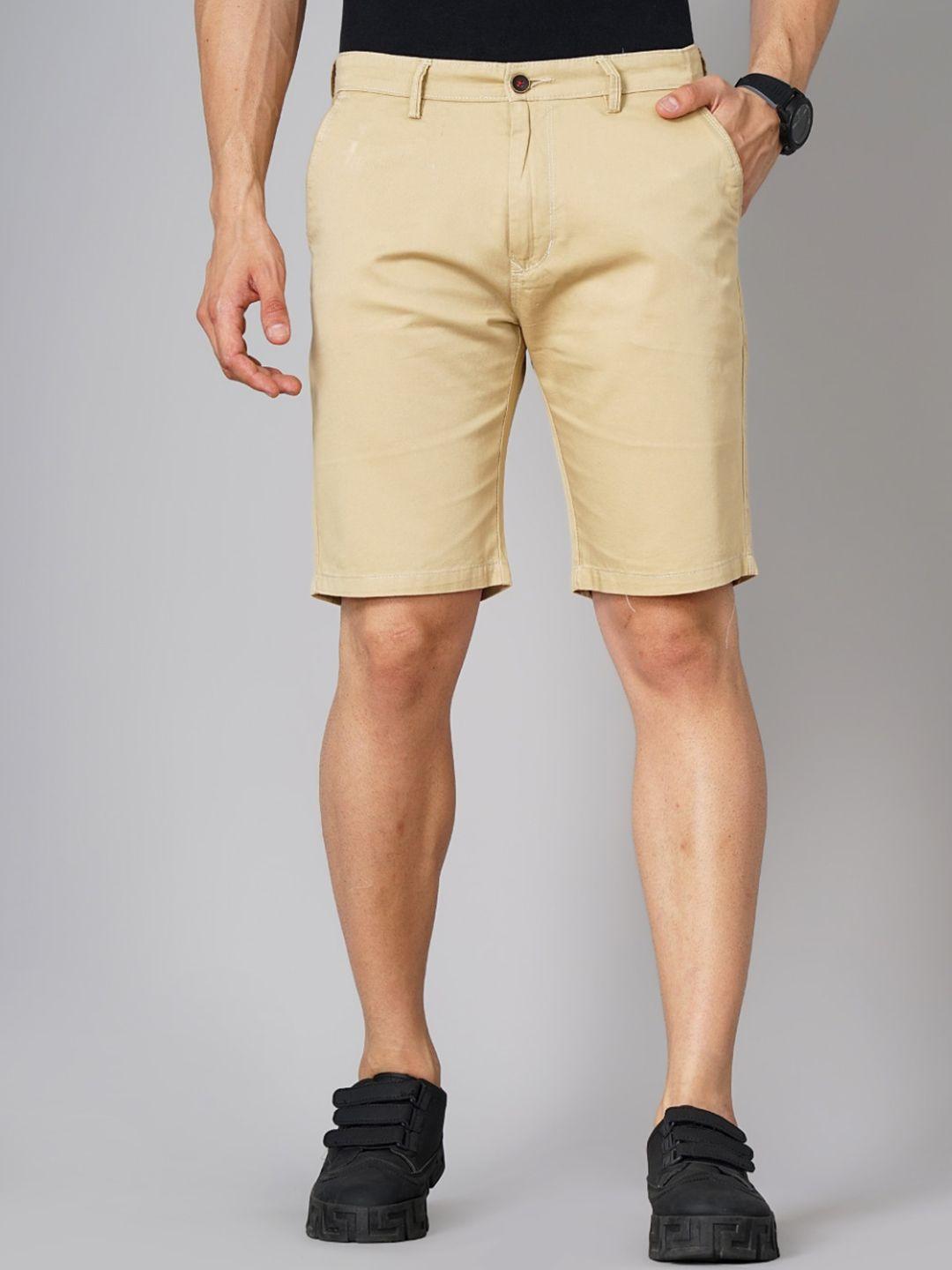 paul street men mid rise cotton shorts