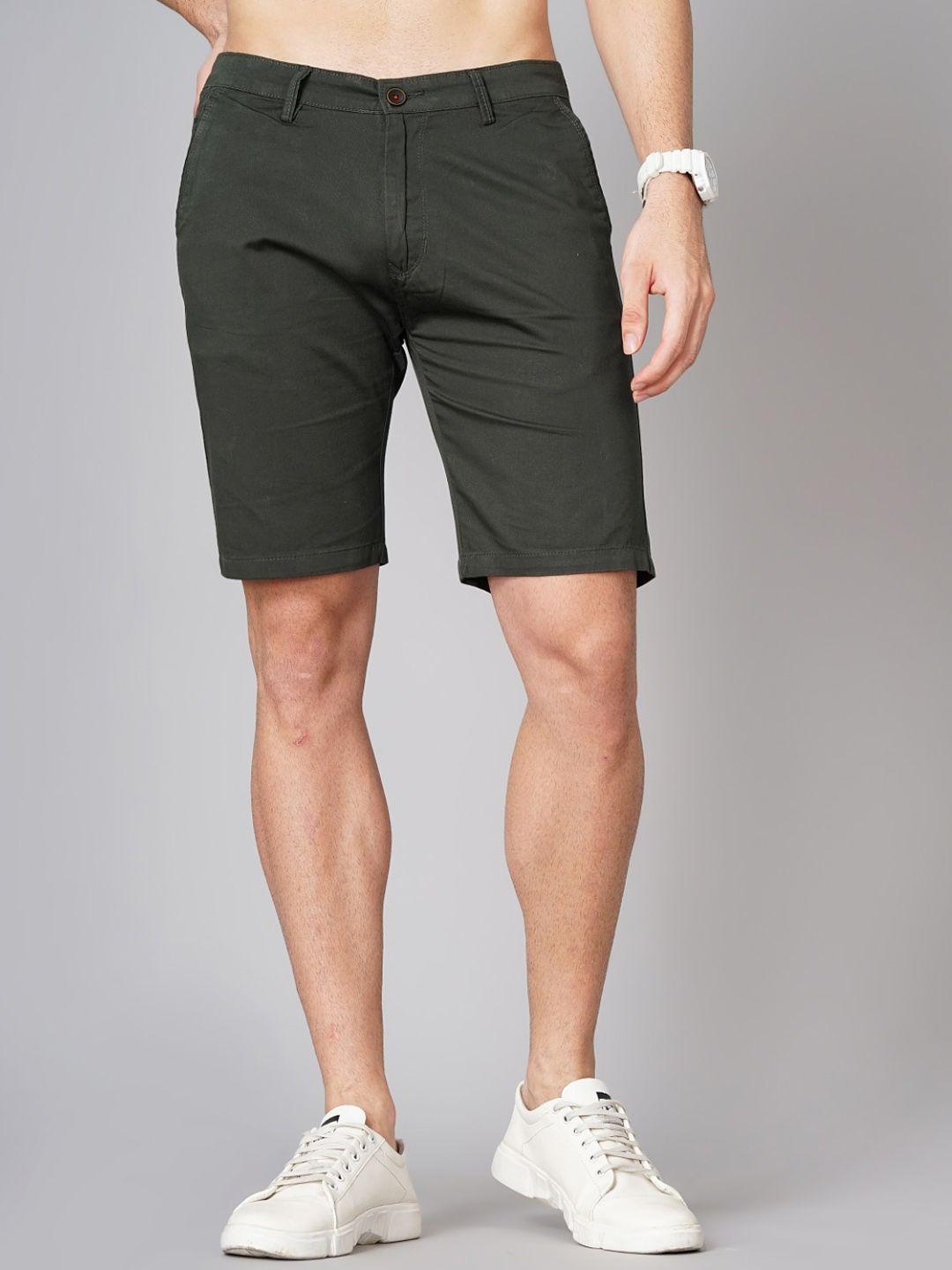 paul street men mid rise cotton shorts