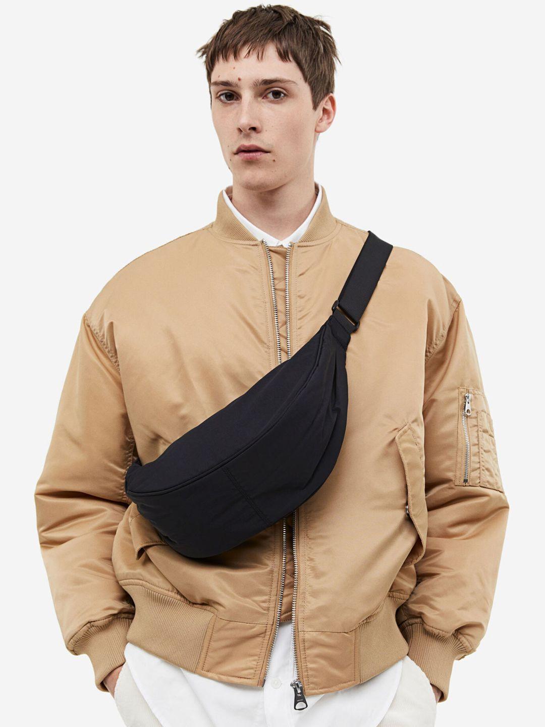 h&m men nylon waist bag