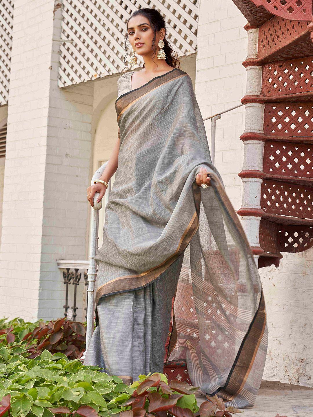 tikhi imli zari ready to wear saree