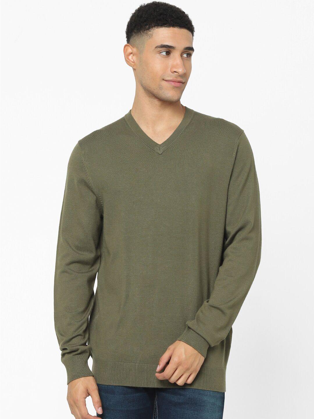 celio v-neck cotton pullover