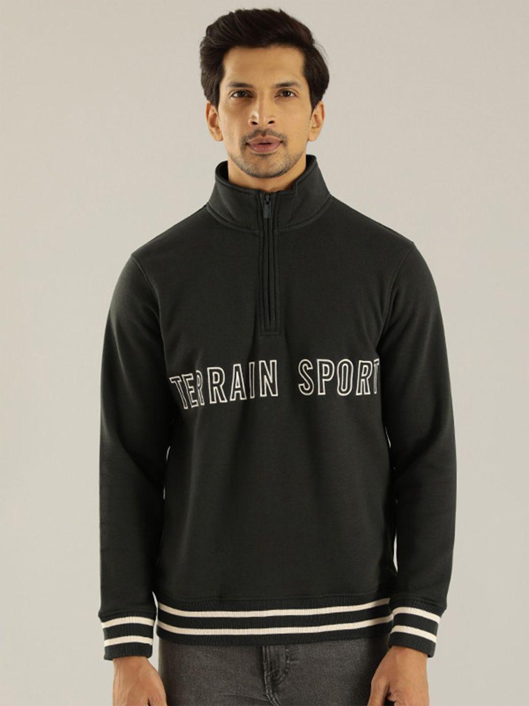 indian terrain men grey sweatshirt