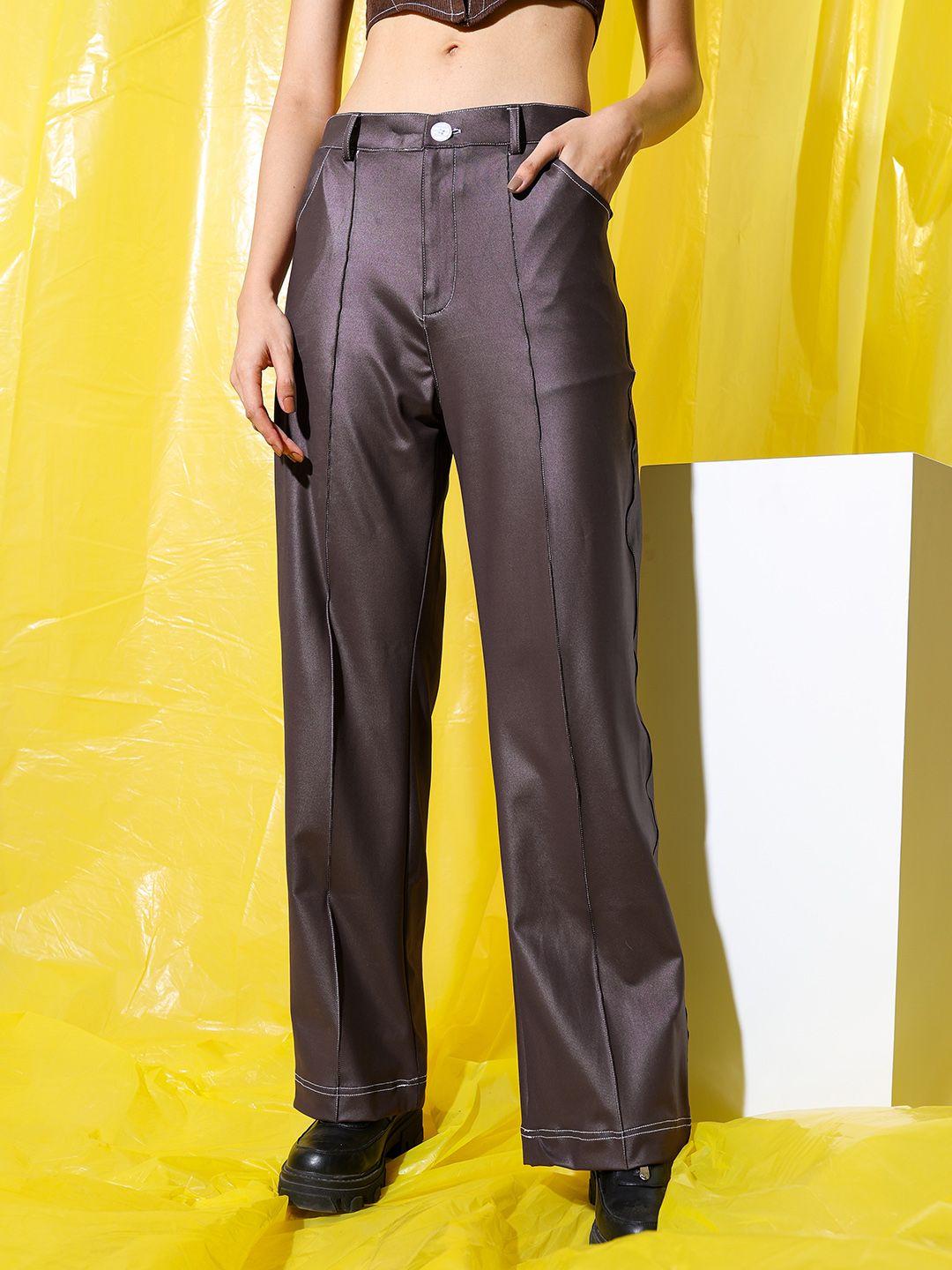 stylecast x hersheinbox women sheen trousers