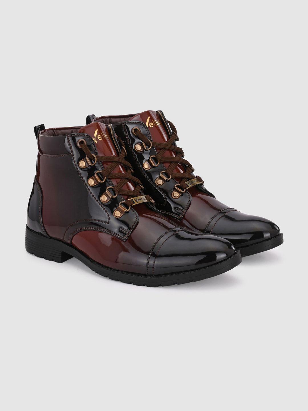 vellinto men mid-top chunky boots