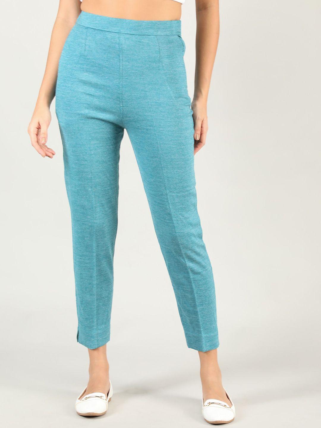 dlanxa women cropped wool cigarette trousers