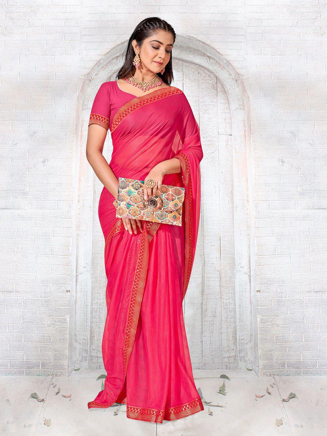 anouk woven design border zari saree