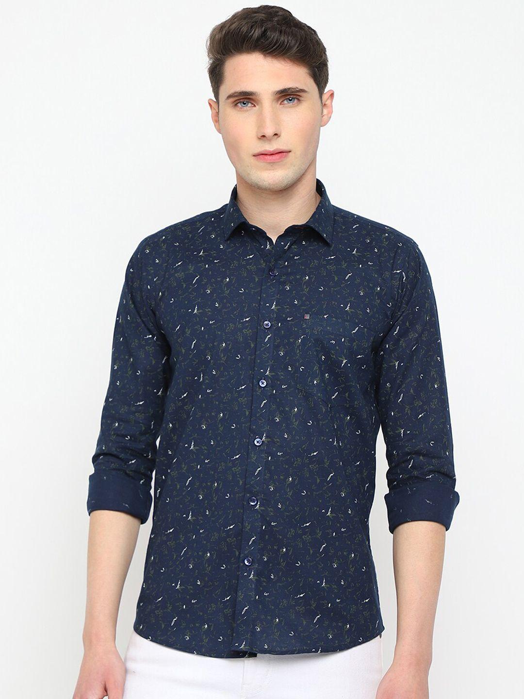 jadeberry conversational printed classic regular fit cotton casual shirt