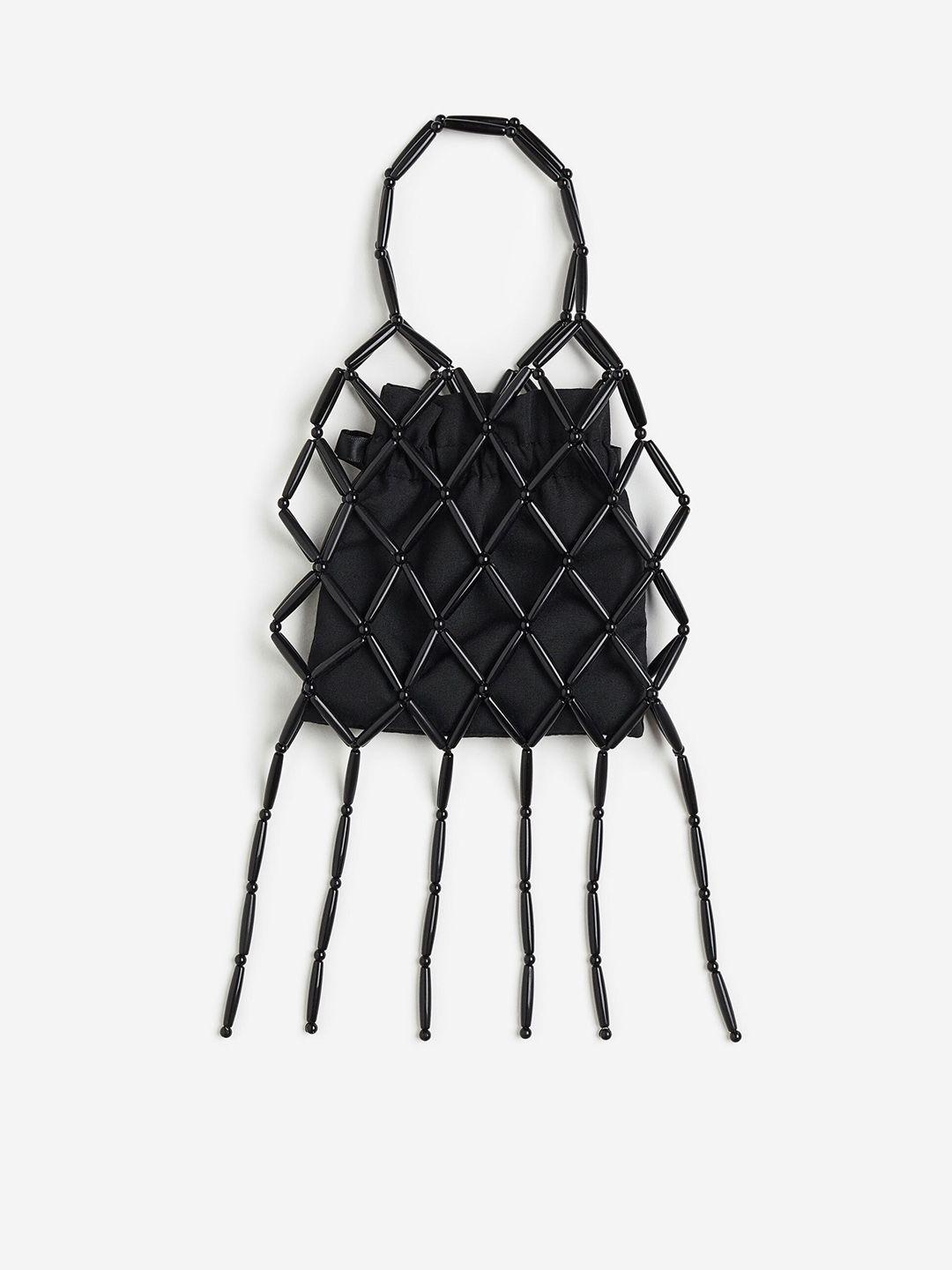 h&m beaded phone bag