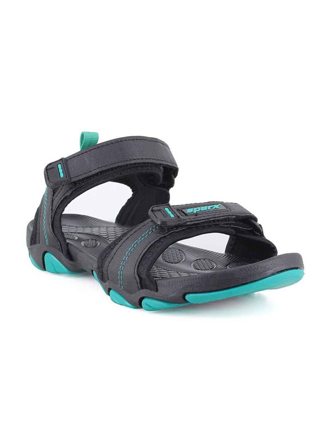 sparx women textured sports sandals with velcro closure