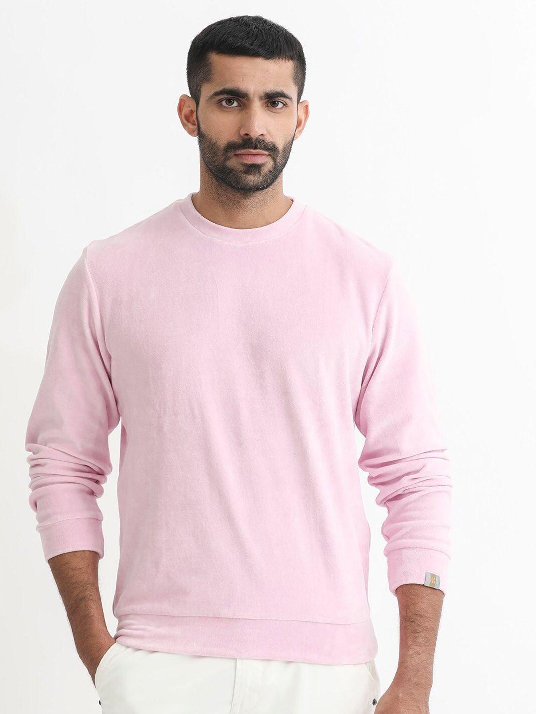 rare rabbit round neck cotton pullover