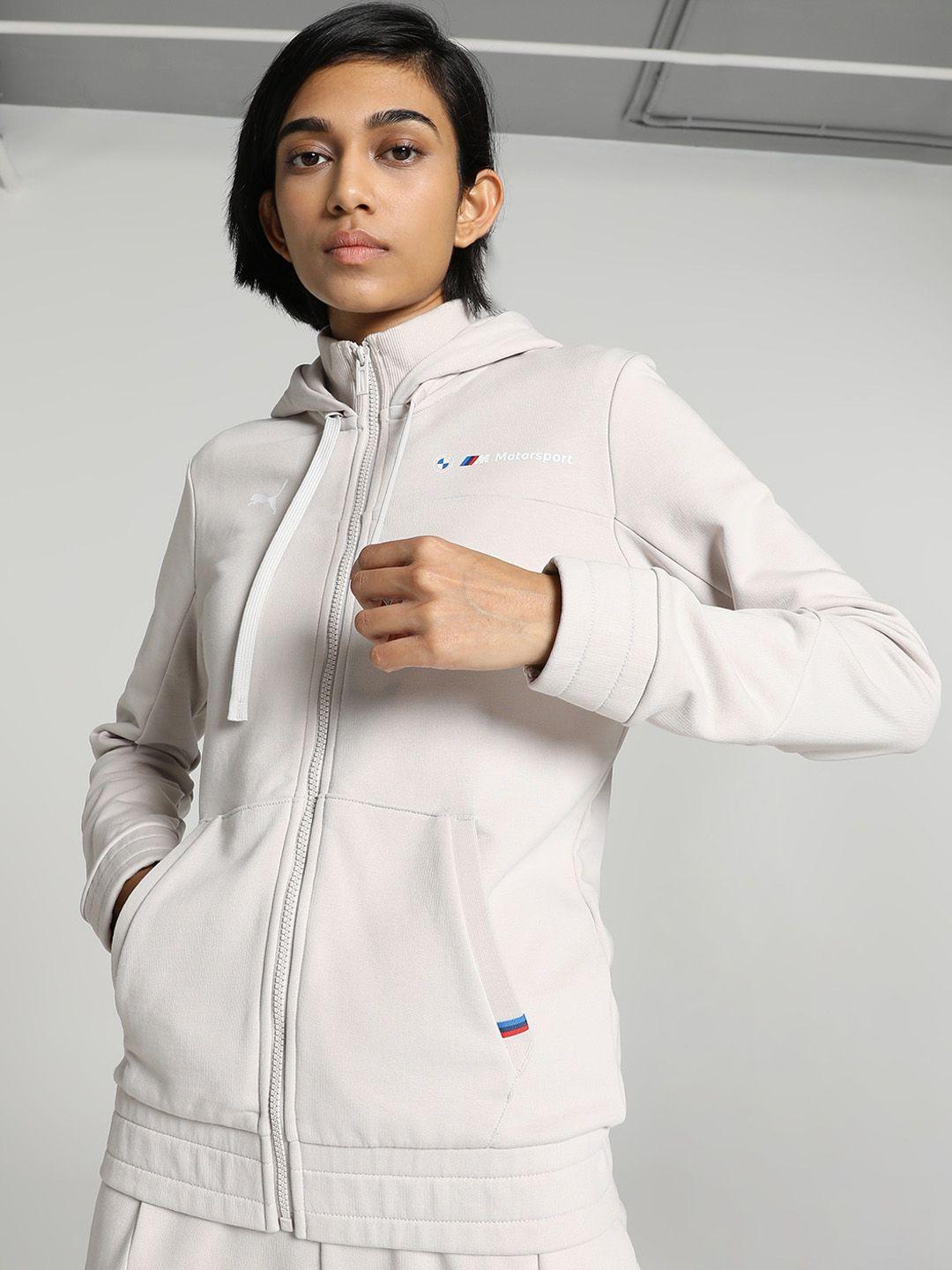 puma motorsport bmw m hdd sweat hooded cotton sporty jacket